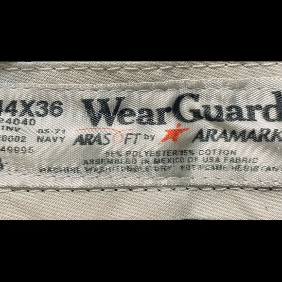 WearGuard ARASOFT BY ARAMARK Work Pants Unisex Size 44 X 36 - Picture 8 of 8